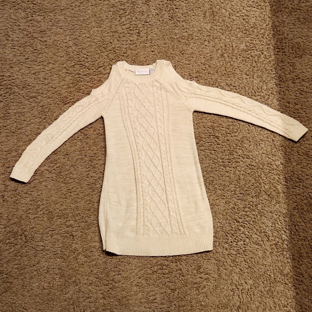 Cold Shoulder Sweater Dress